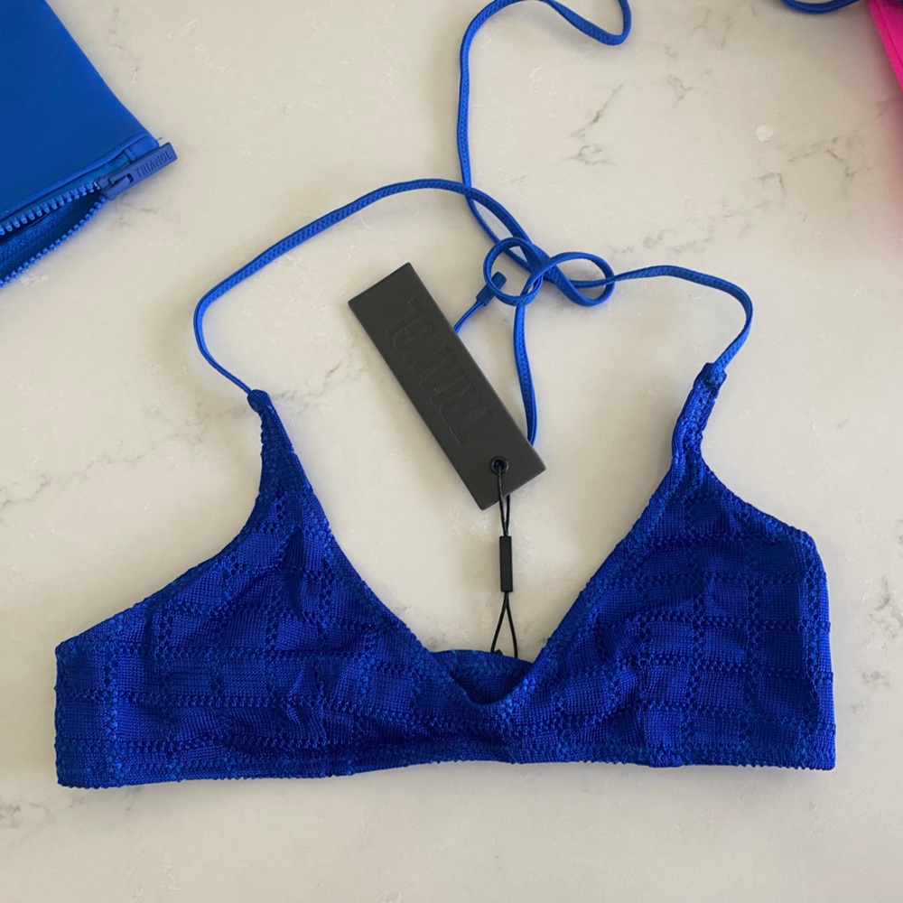 M Royal Blue Triangl Top